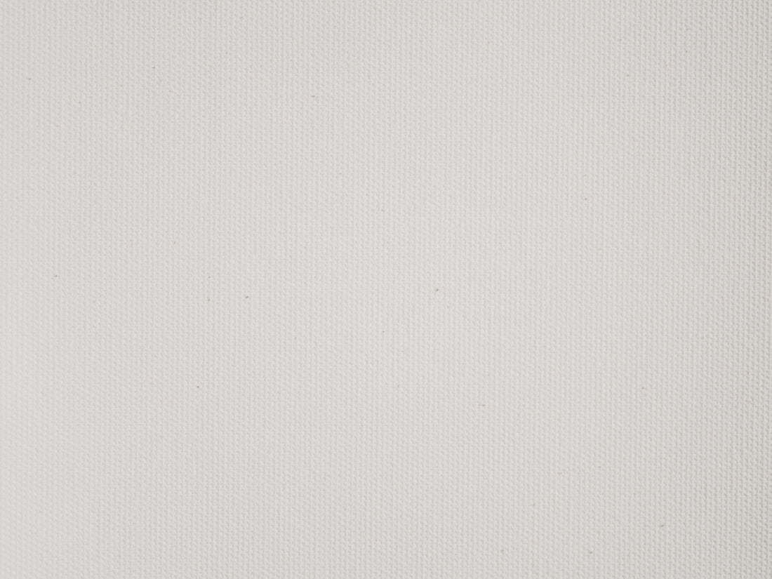 white textile with black line