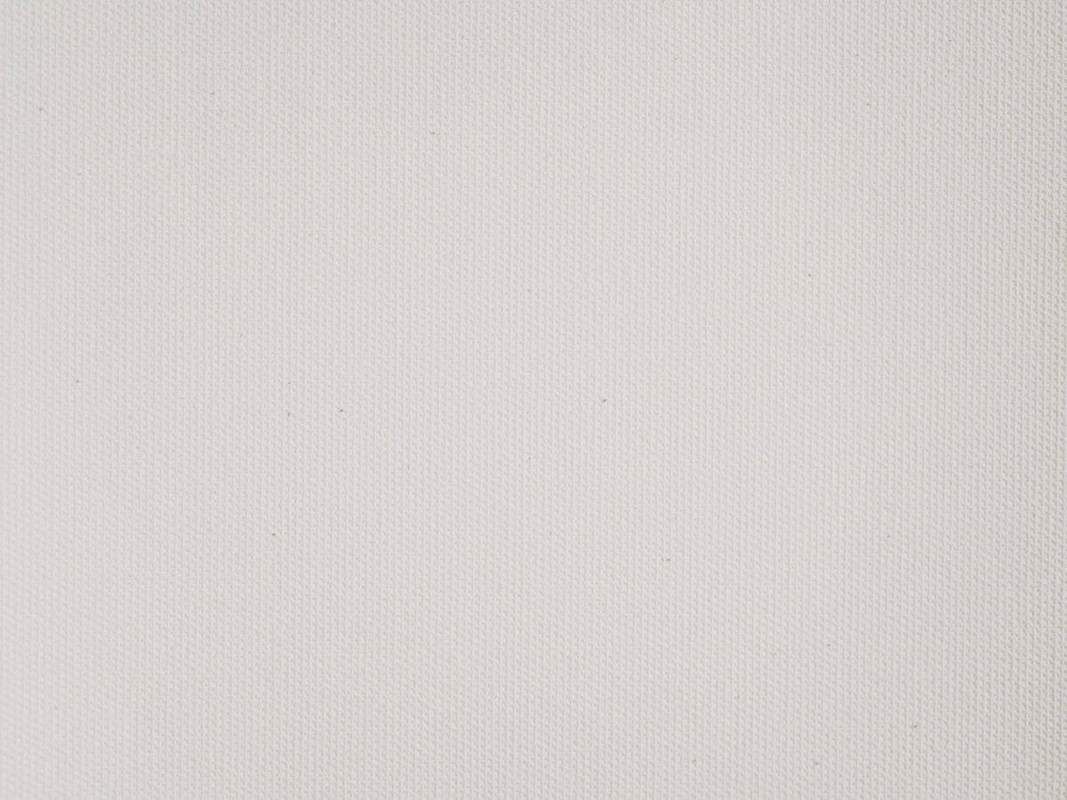 white textile with black line