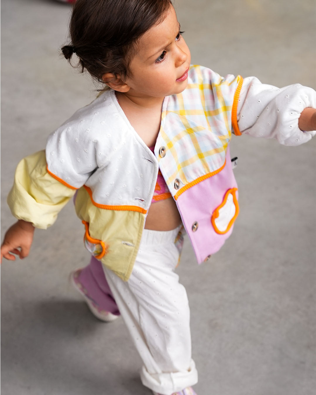 Casaco | Acolchoado Peixe-Borboleta Vichy