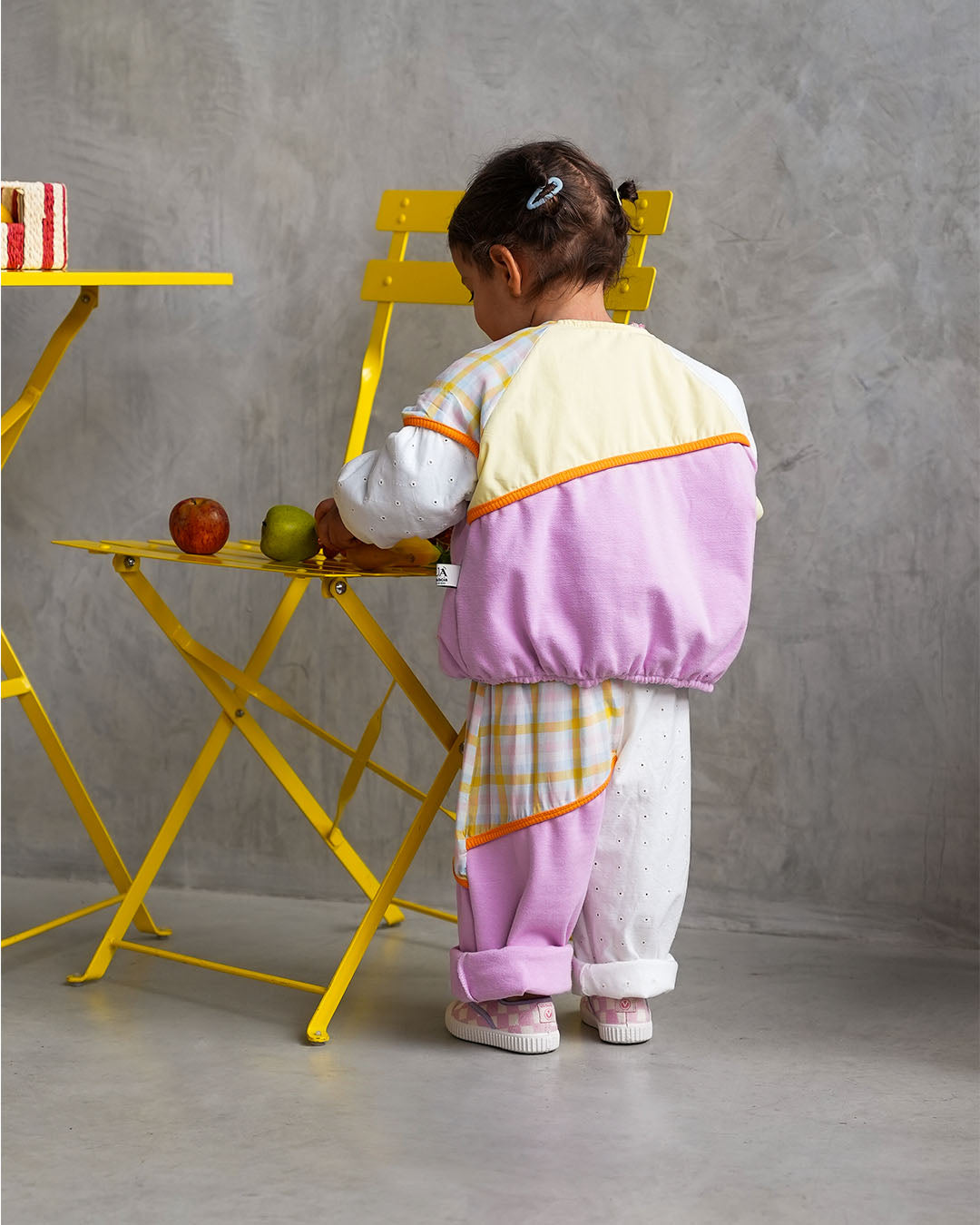 Casaco | Acolchoado Peixe-Borboleta Vichy