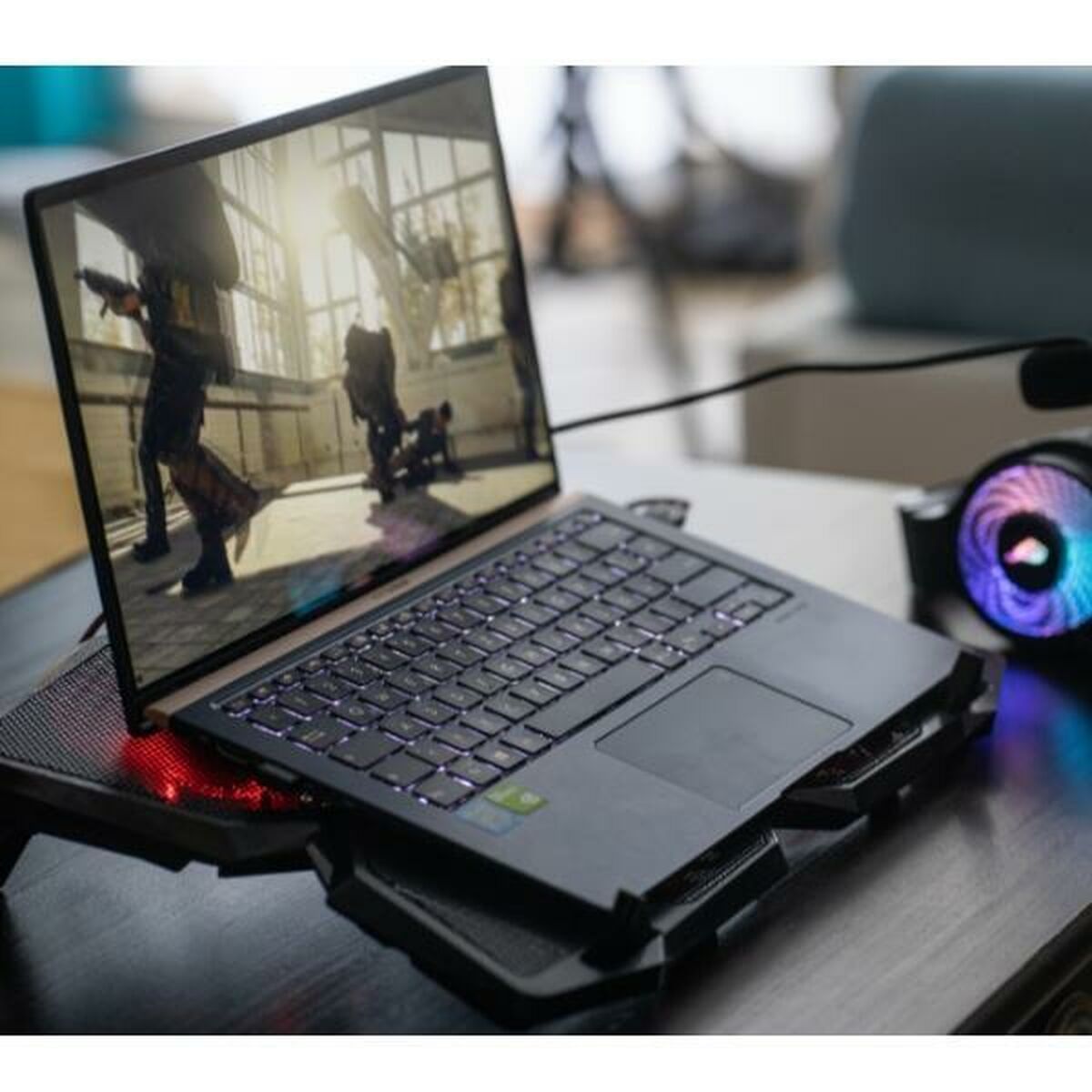 Verbatim Surefire Bora Black Gaming Notebook Cooling Pad