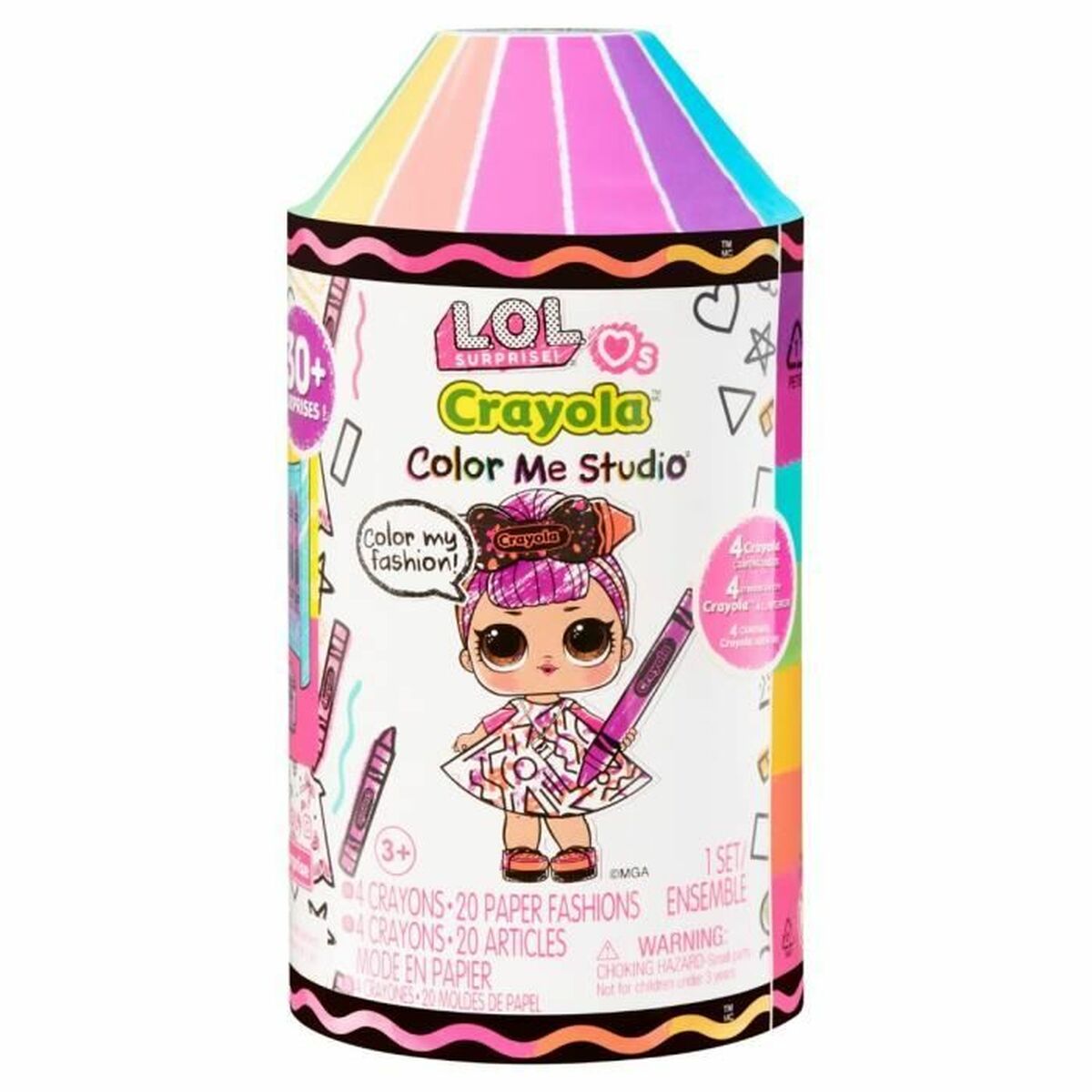 Boneca LOL Surprise! Loves CRAYOLA Color Me Studio