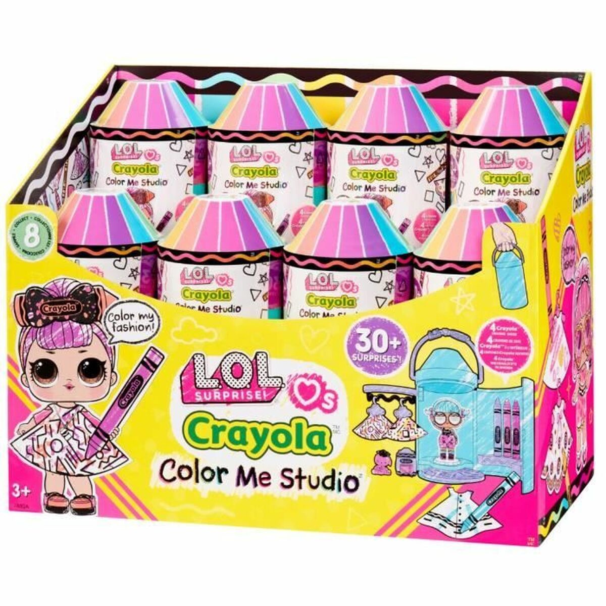 Boneca LOL Surprise! Loves CRAYOLA Color Me Studio