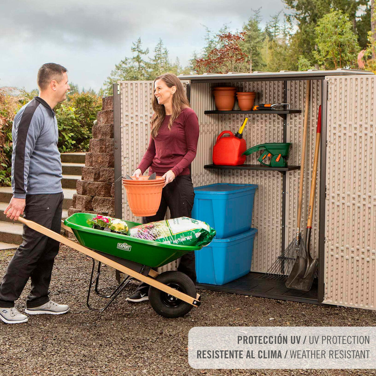 Móvel de arrumação Lifetime 143 x 174 x 74 cm