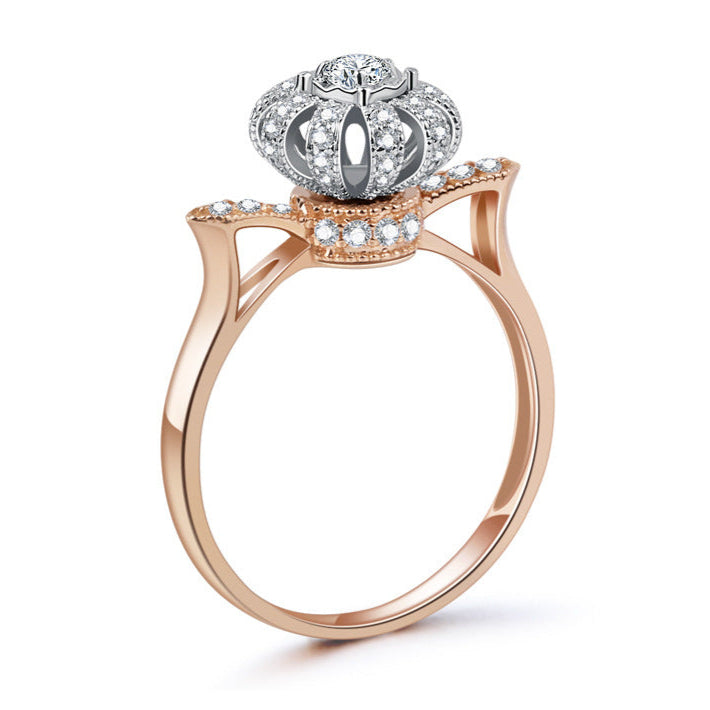 Anel Rotativo com Coroa