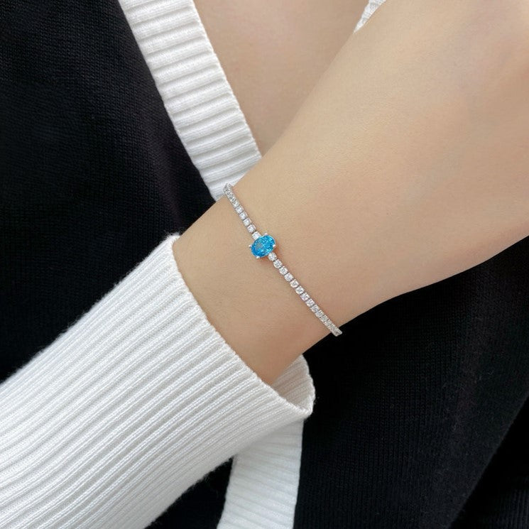 Pulseira Elegance Azul-Celeste