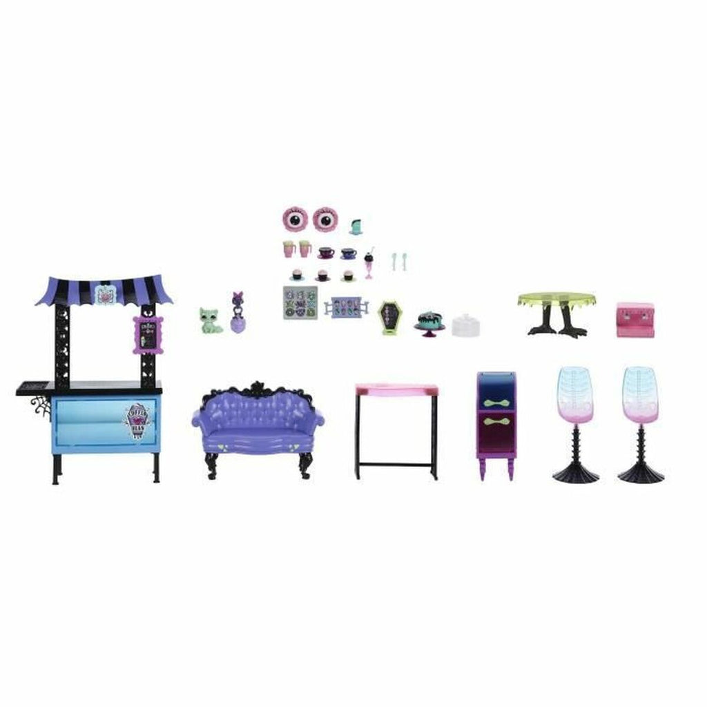 Accesorios para casas de muñecas Monster High LA CAFETERIA DES GOULES