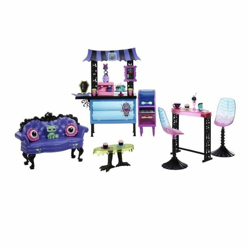 Accesorios para casas de muñecas Monster High LA CAFETERIA DES GOULES