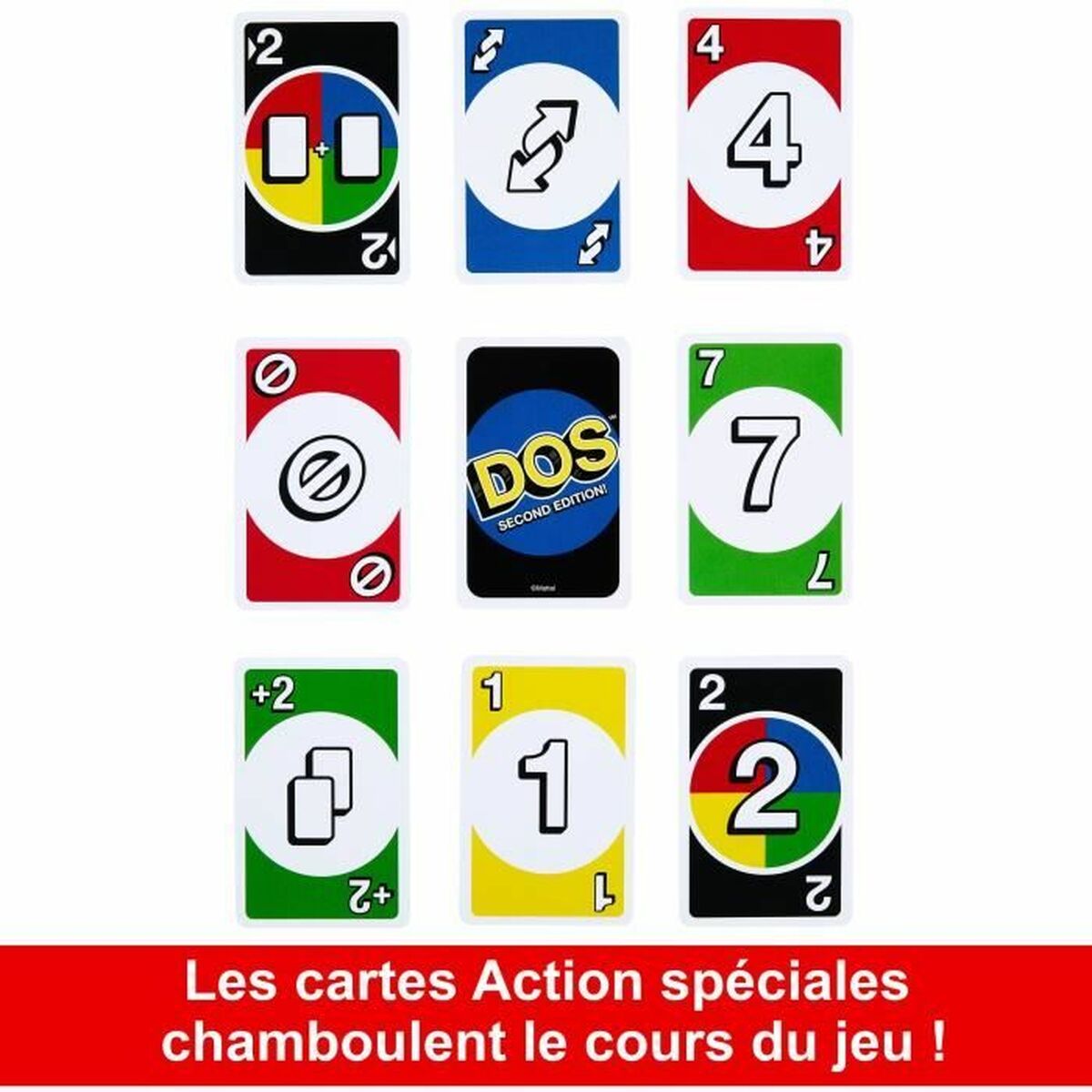 Mattel UNO DOS Card Game (FR)