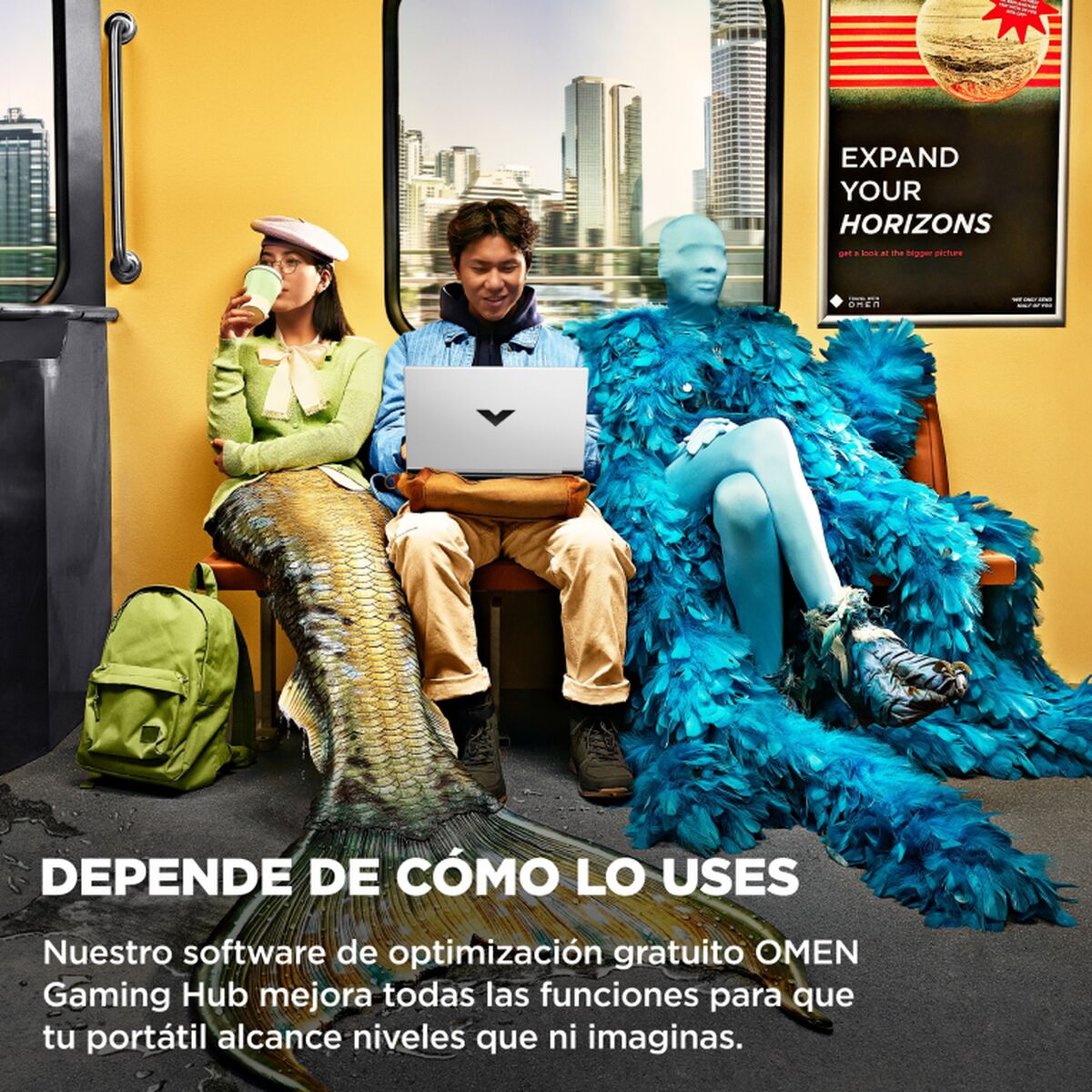 Laptop HP A31BMEA 16 "Intel core i7-14650HX 16 GB RAM 1 TB SSD Spanish Qwerty Nvidia Geforce RTX 4060