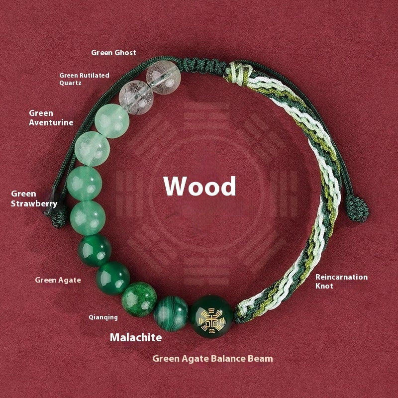 Pulseira Tibetana do Equilíbrio de Cinco Elementos