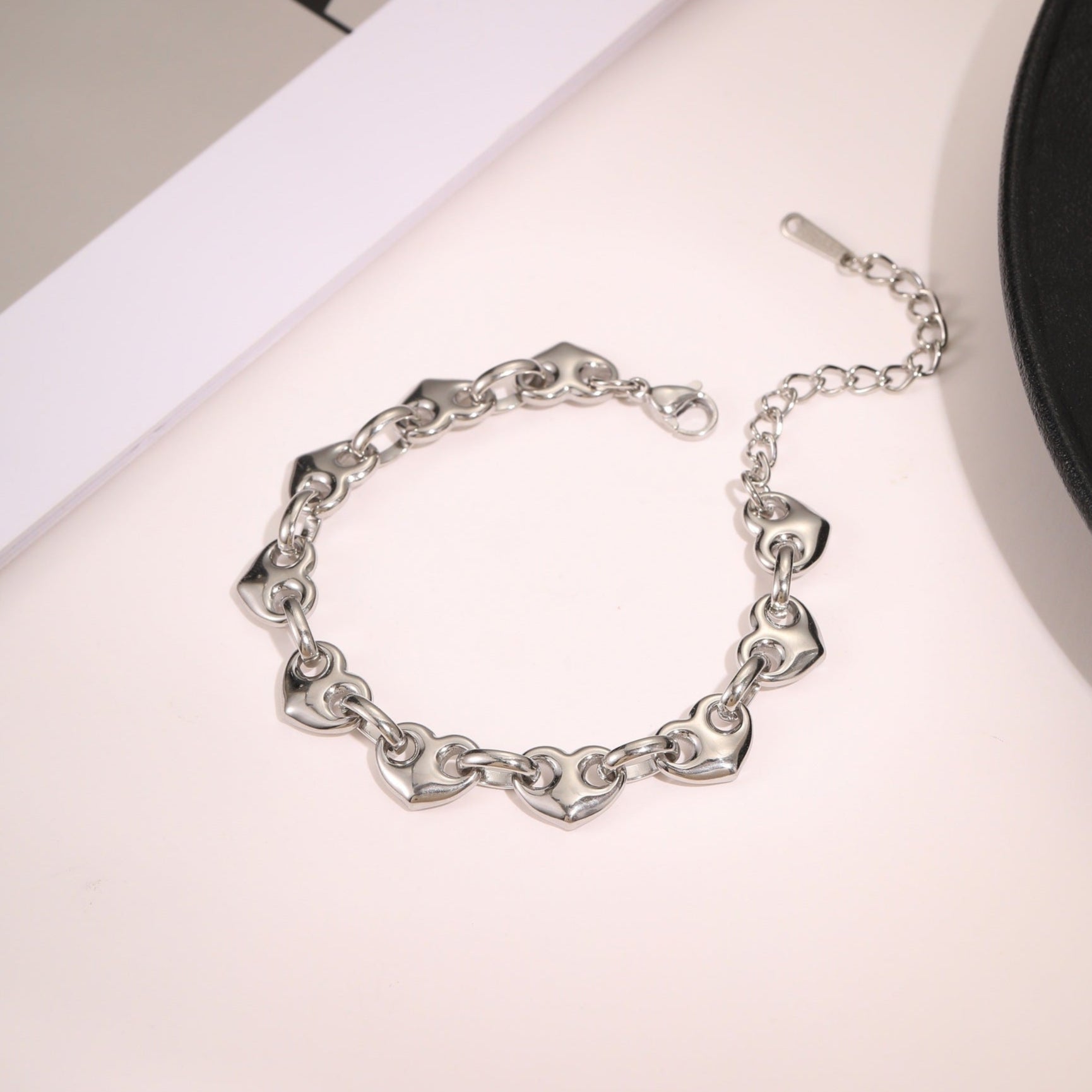 Heart Bracelet in Stainless Steel
