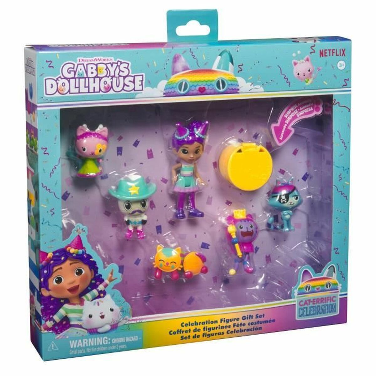 Set de figuras de celebración de lujo Spin Master, accesorios para muñecas