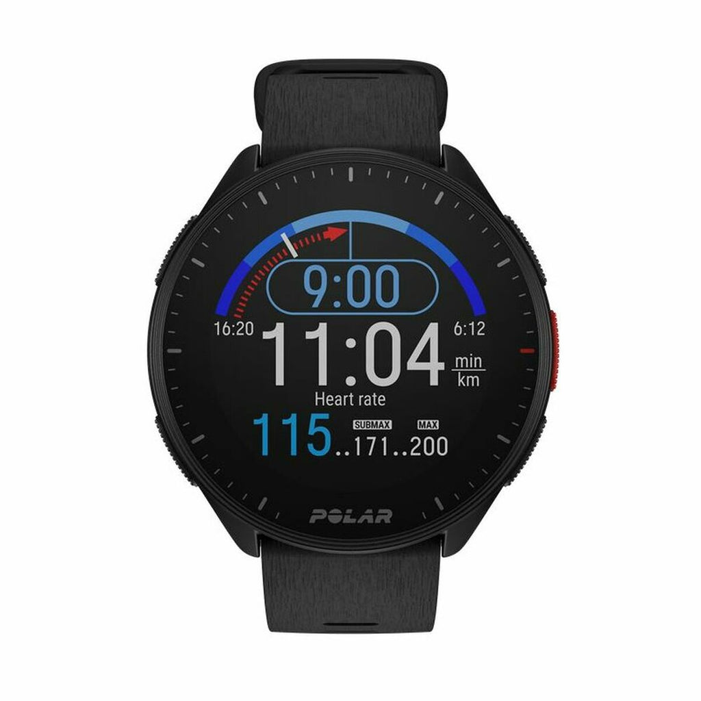 Polar Pacer Unisex Watch, Black