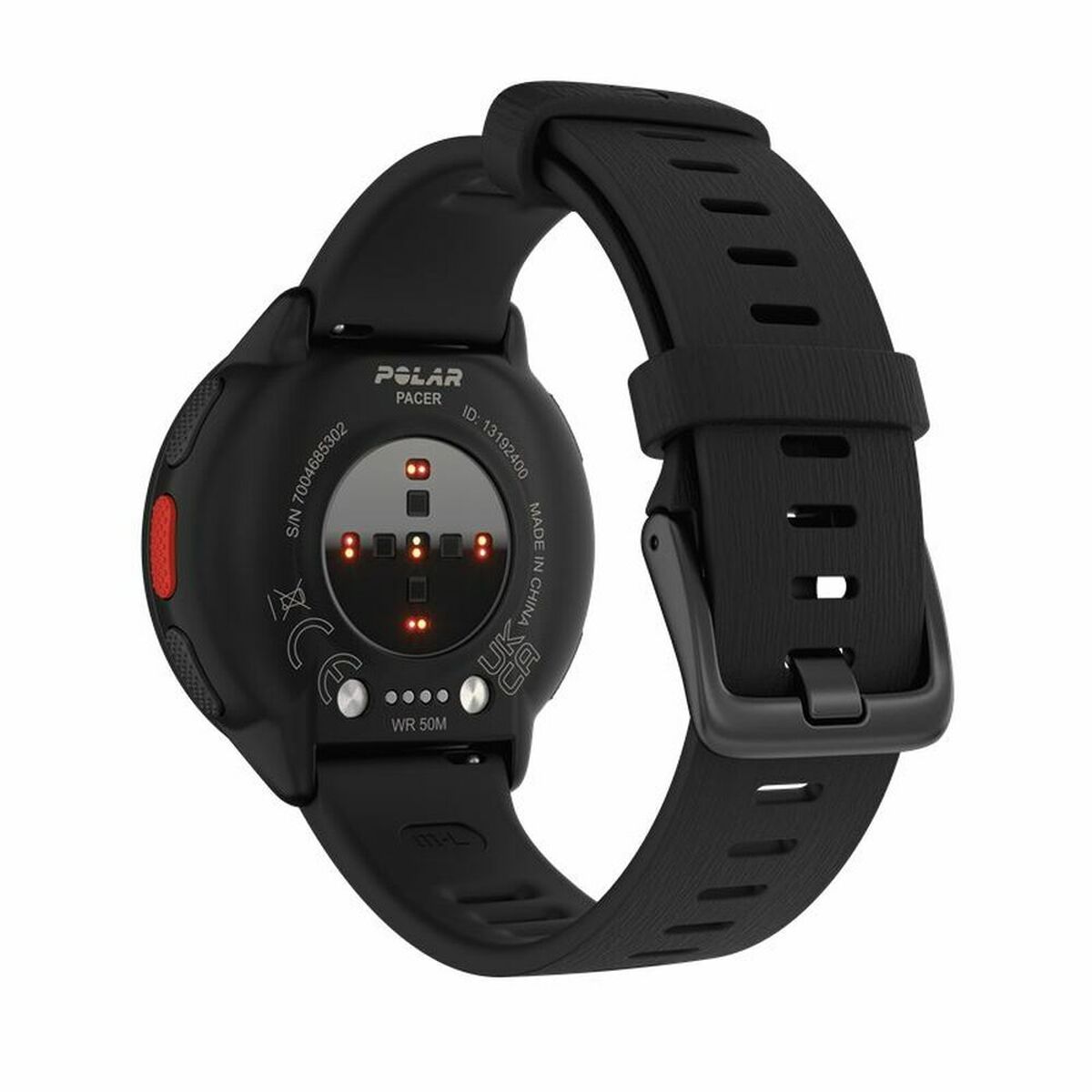 Polar Pacer Unisex Watch, Black