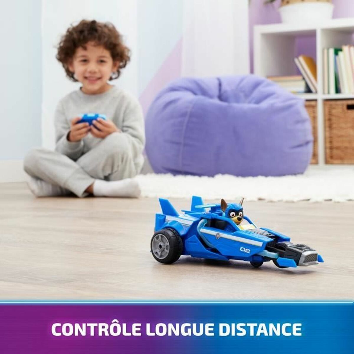 Radio Controlled Car The Paw Patrol Gold Black/Blue