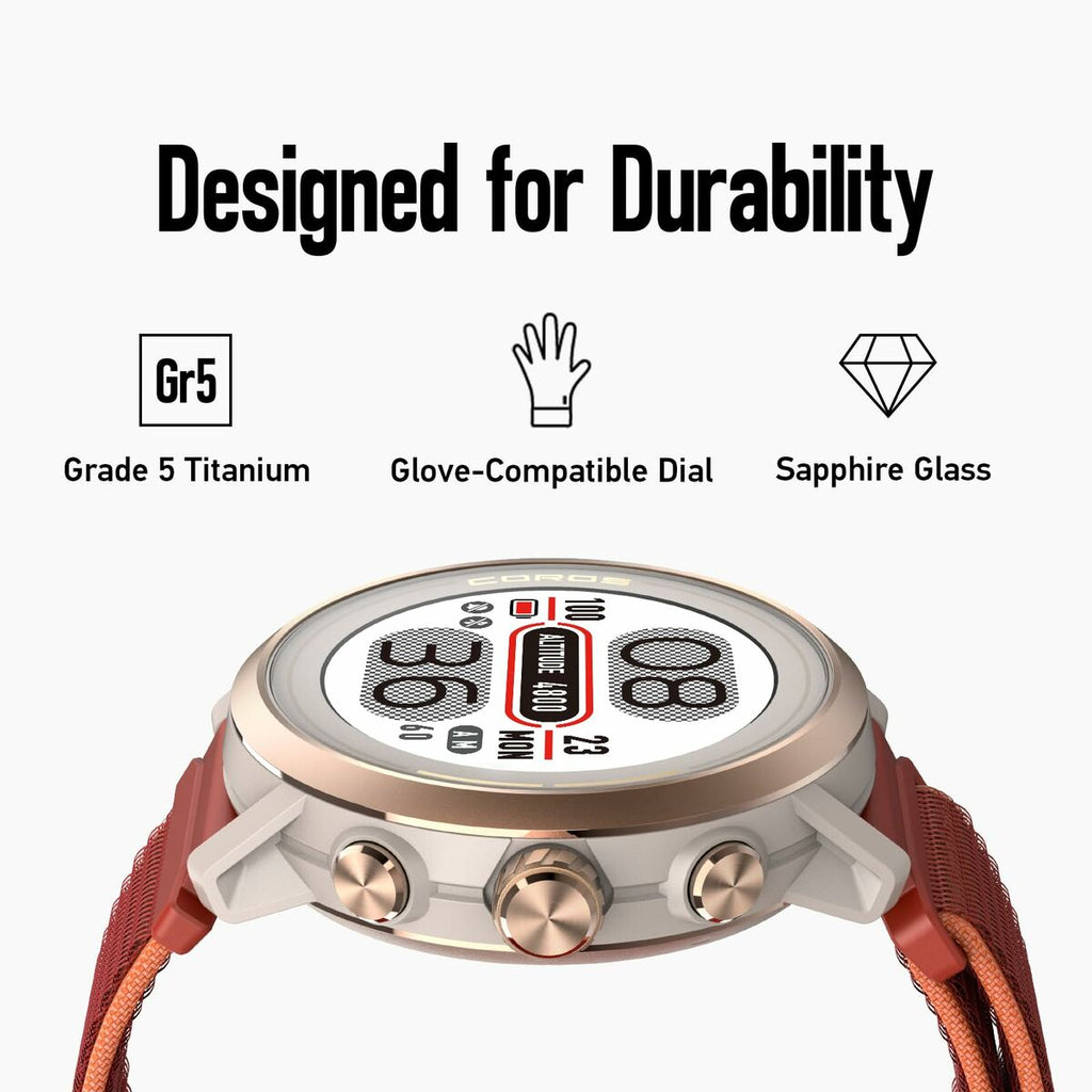 Smartwatch Coros WAPX2-PNK Black Pink Color 1.2"