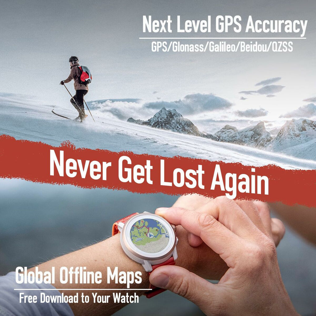 Smartwatch Coros WAPX2-PNK Black Pink Color 1.2"