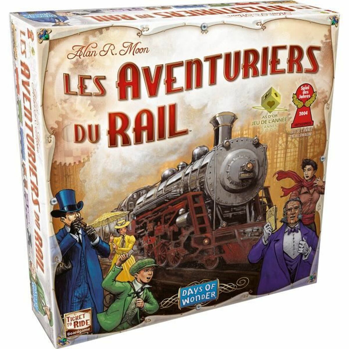 Juego de mesa Asmodee The Adventurers of Rail USA (FR)