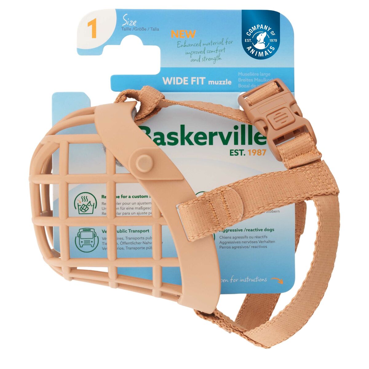 Açaime Company of Animals Castanho Tamanho 1