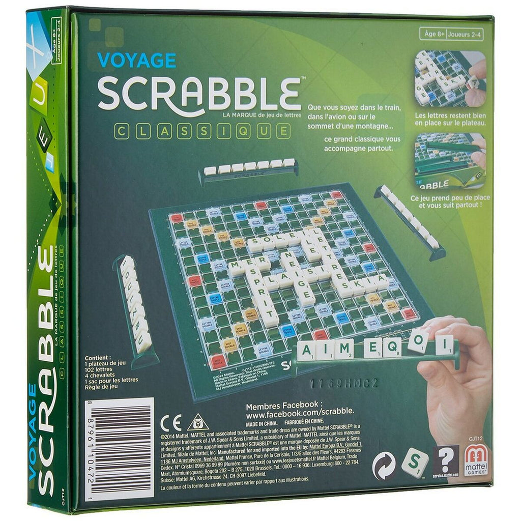 Jogo de Mesa Mattel Scrabble Voyage (FR)