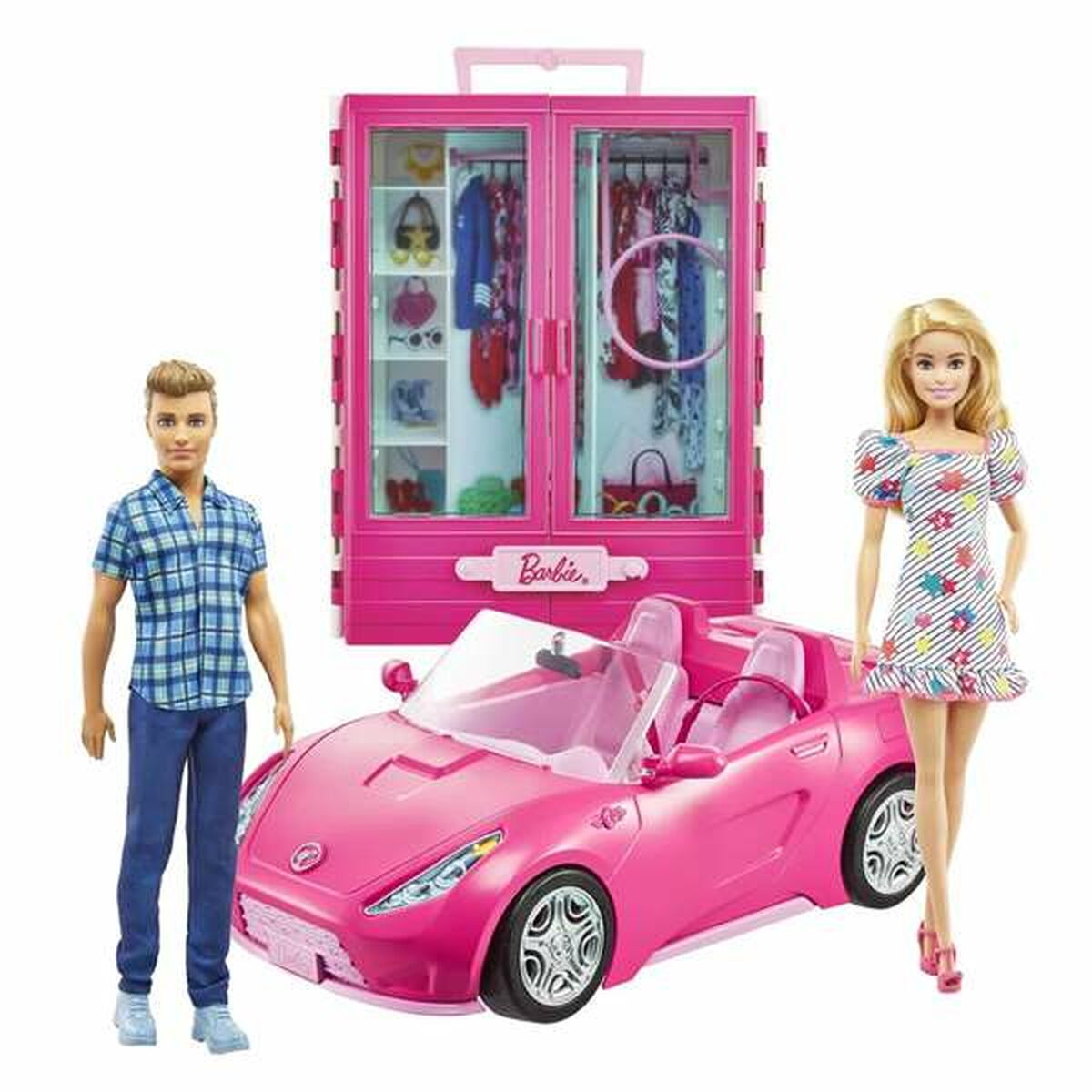 Playset Barbie GVK05 Carro Armário
