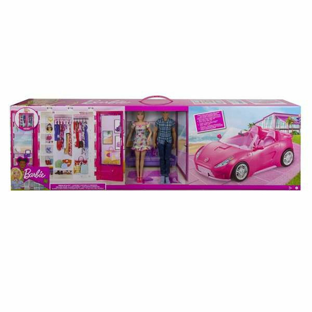 Playset Barbie GVK05 Carro Armário