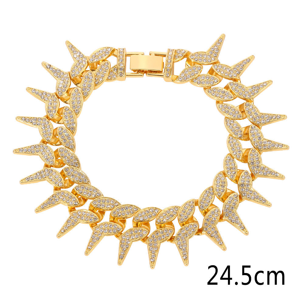 Pulseira com Elo Cubano