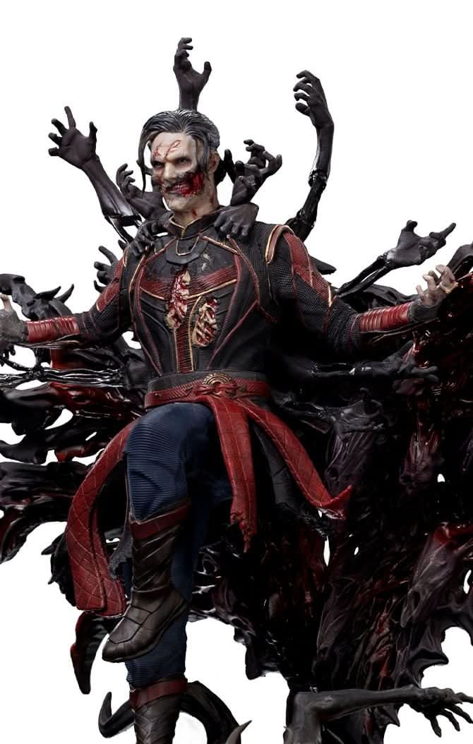 Estatua Dead Defender Strange Deluxe - Doctor Strange en el Multiverso de la Locura - Arte Escala 1/10 - Iron Studios