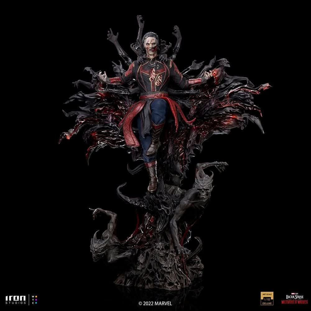 Estatua Dead Defender Strange Deluxe - Doctor Strange en el Multiverso de la Locura - Arte Escala 1/10 - Iron Studios