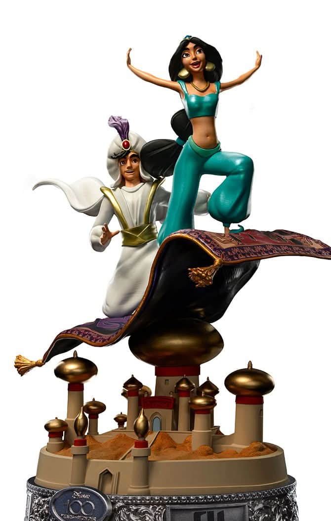 Aladdin and Jasmine 100 Years Version - Disney 100th - Aladdin - Art Scale 1/10 - Iron Studios