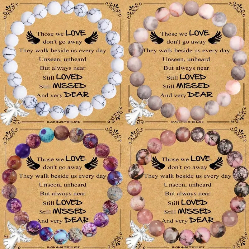 Pulsera de ángel en piedra natural