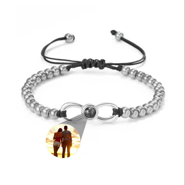 Pulseira Personalizada com Projeção Infinito
