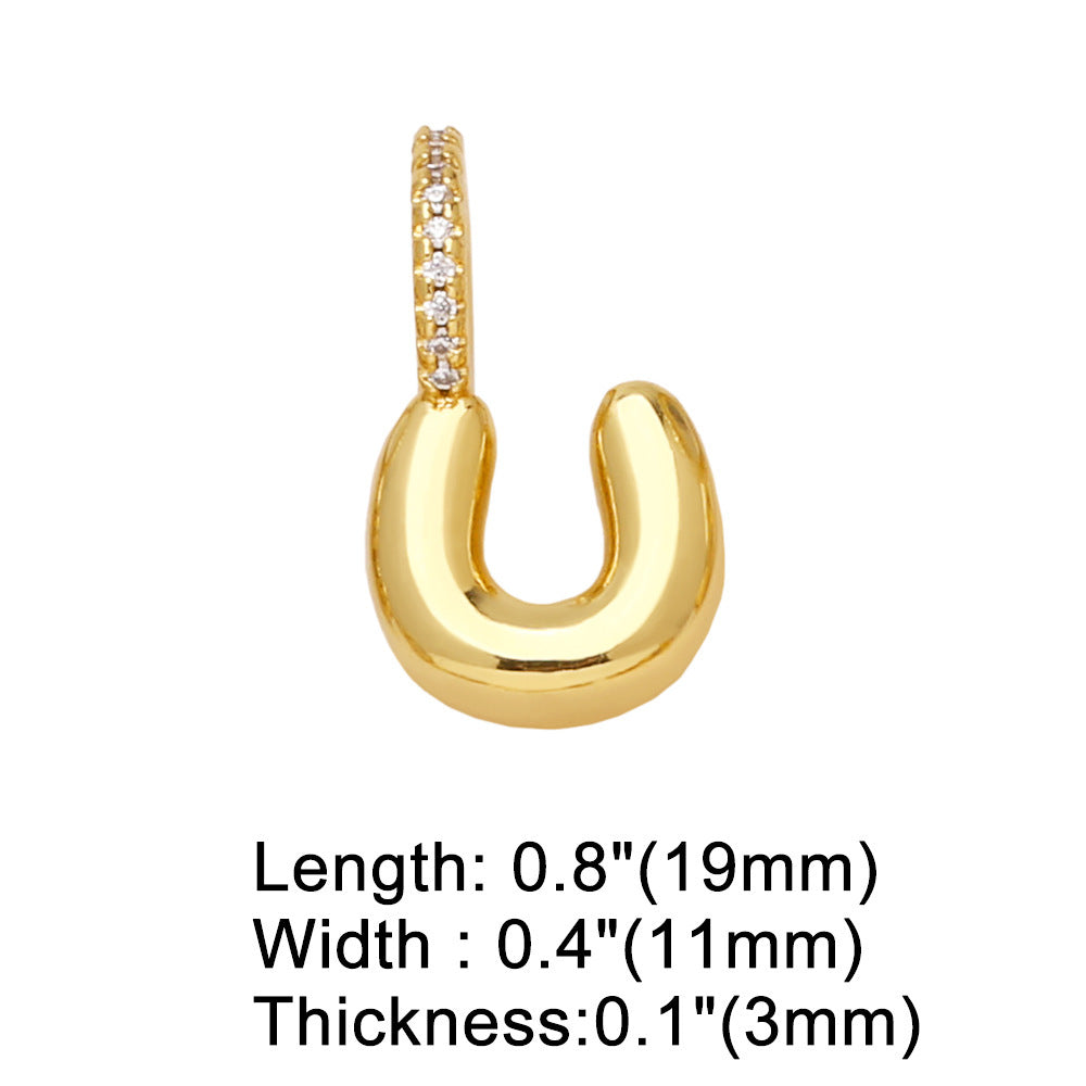 Pulseira com Pendente de 26 Letras