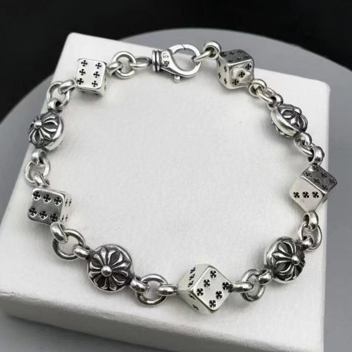 Pulseira Dice em Aço Titânio