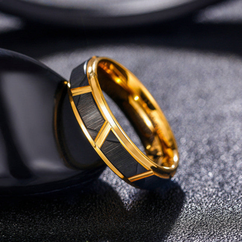 Anel em Aço de Tungsténio