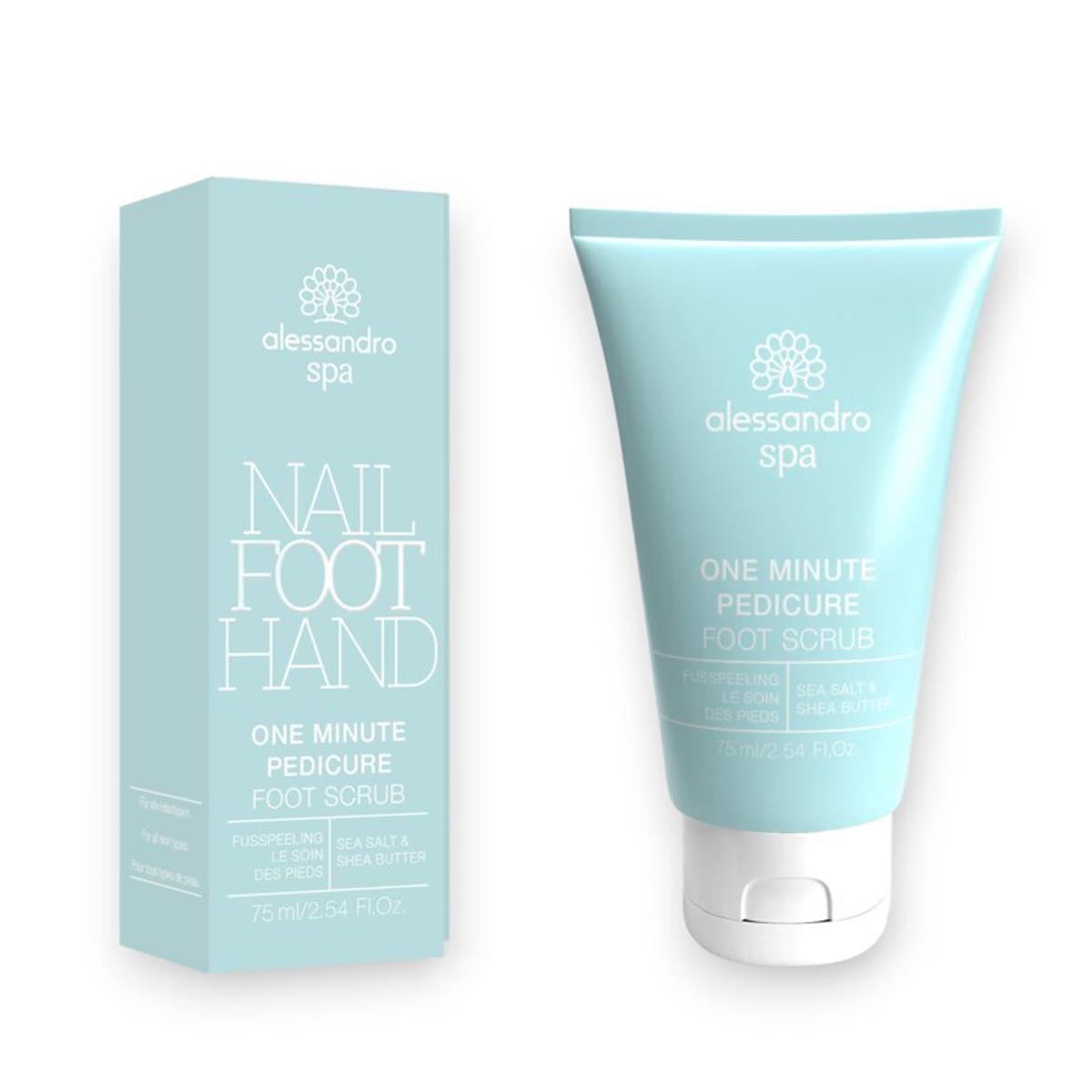 Alessandro One Minute Exfoliating Foot and Pedicure Scrub 75ml