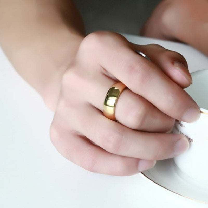 Anel em Aço de Tungsténio