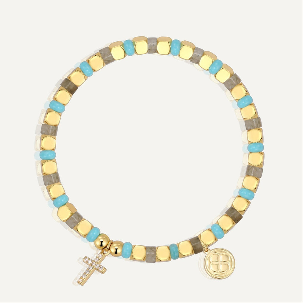 Pulseira Retro com Cruz