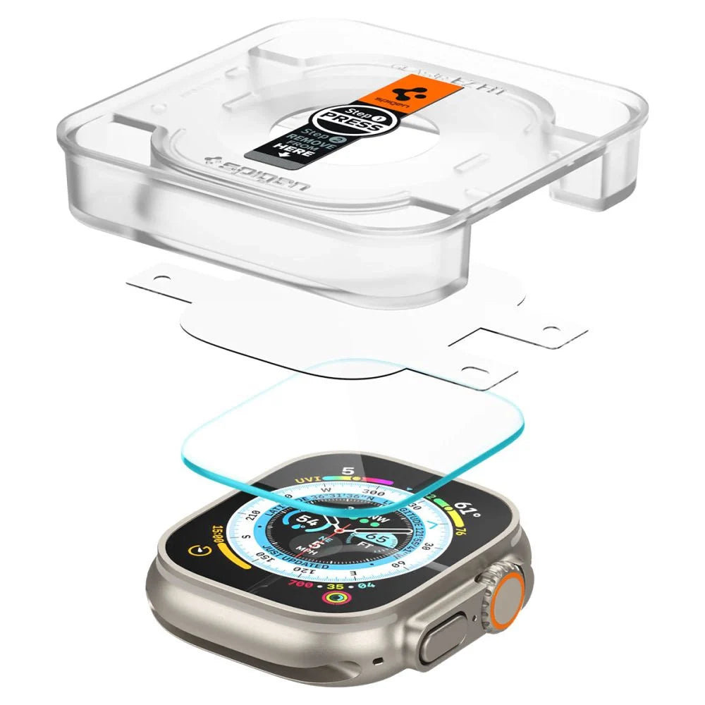 Protetor de Ecrã Spigen / Transparente / 2 pcs para Apple Watch Ultra (49 mm)