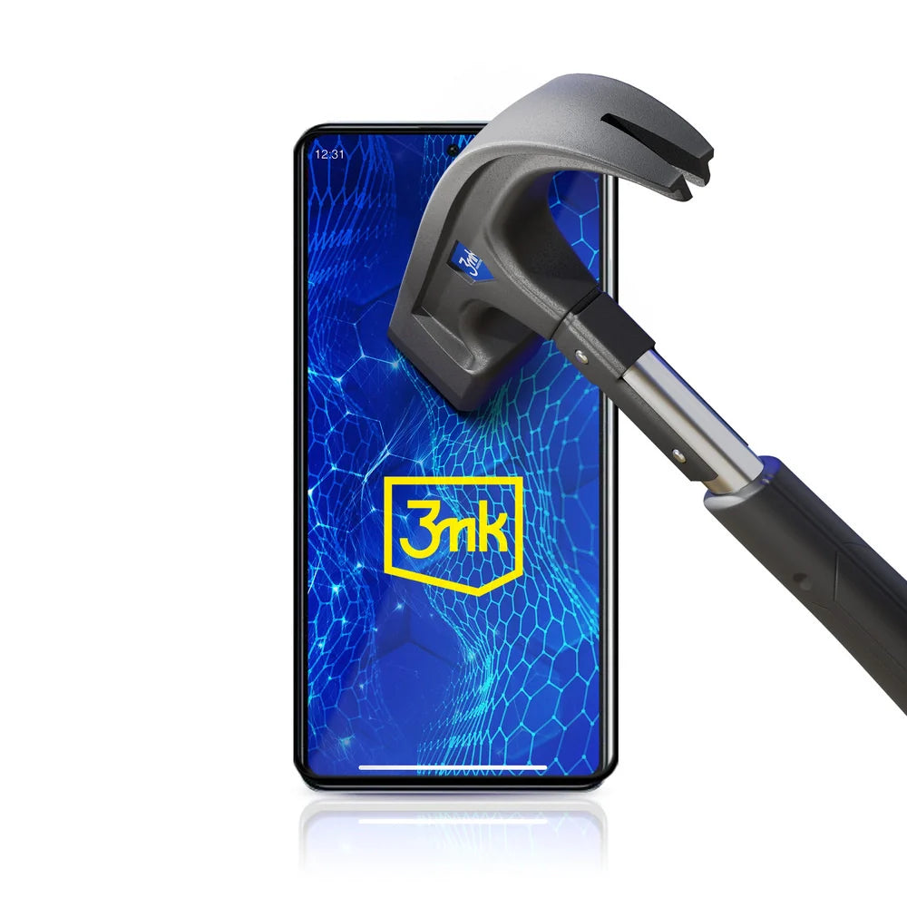 Vidrio templado 3MK PROTECTION / Negro para Xiaomi Redmi Note 12 5G / Poco X5 5G Serie 9H HardGlass Lite