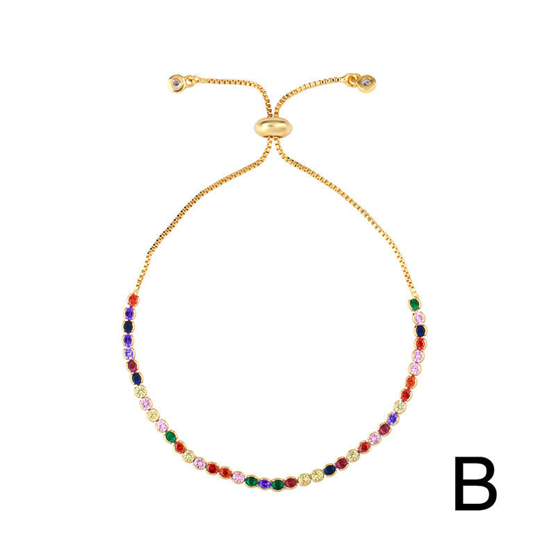 Pulseira Étnica com Zircão