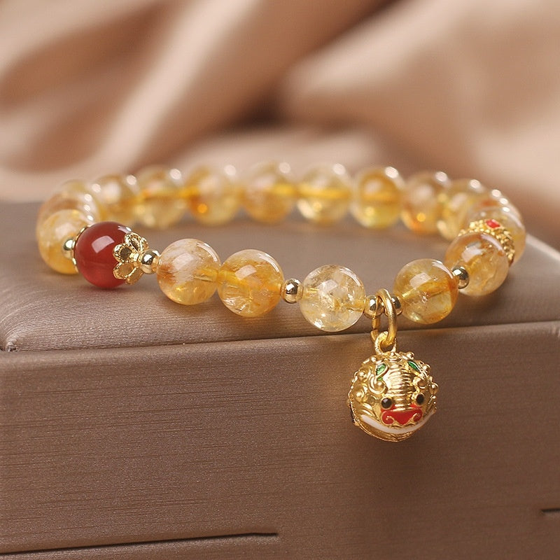 Ethnic Citrine Bracelet