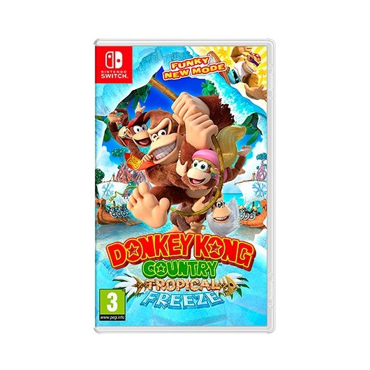 Juego de Nintendo Switch Donkey Kong Tropical Freeze