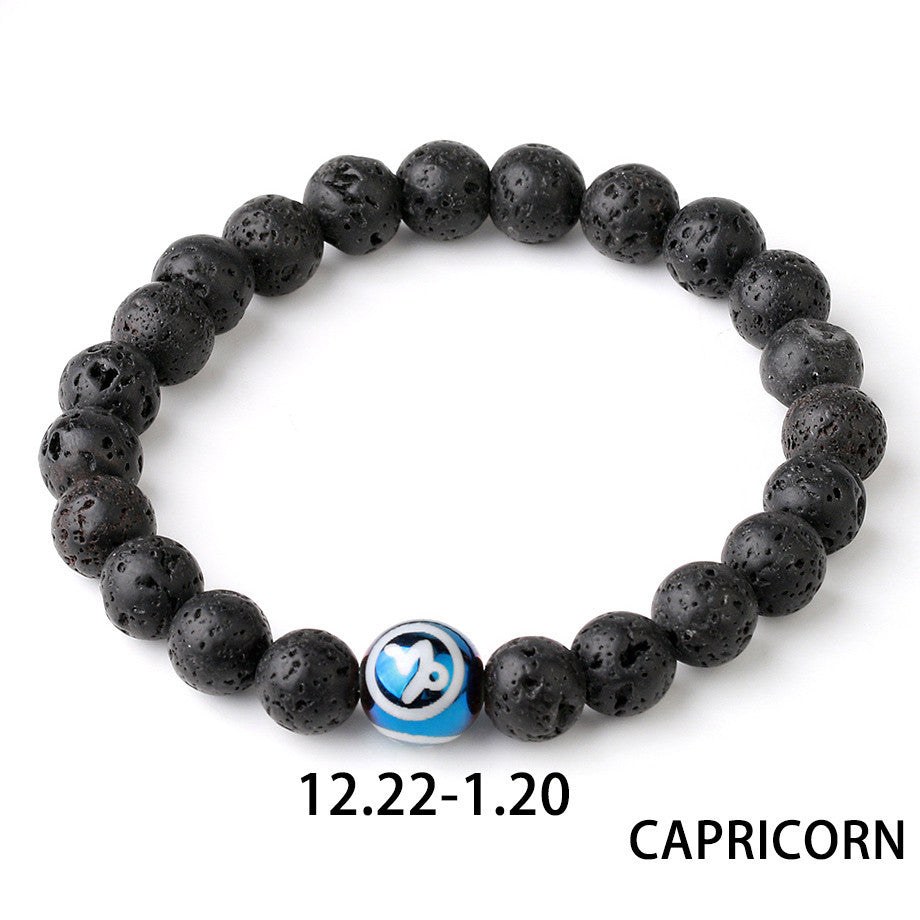 Zodiac Bracelet in Natural Stone