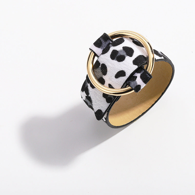 Pulseira de Couro Minimalista