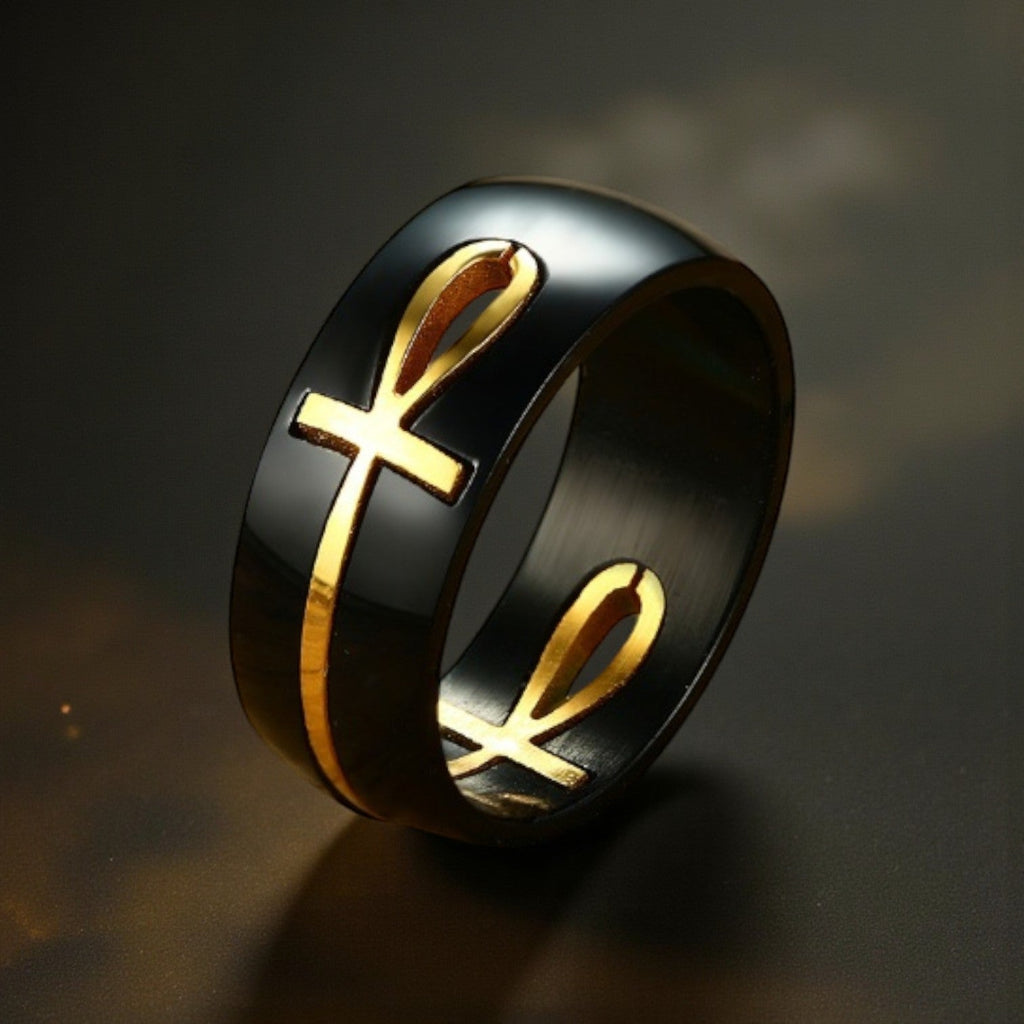 Anel em Aço Titânio