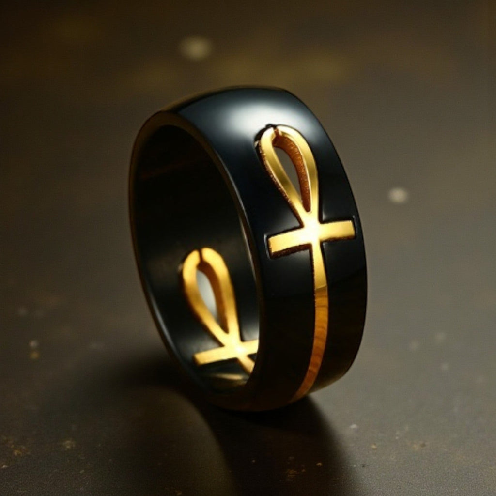 Anel em Aço Titânio