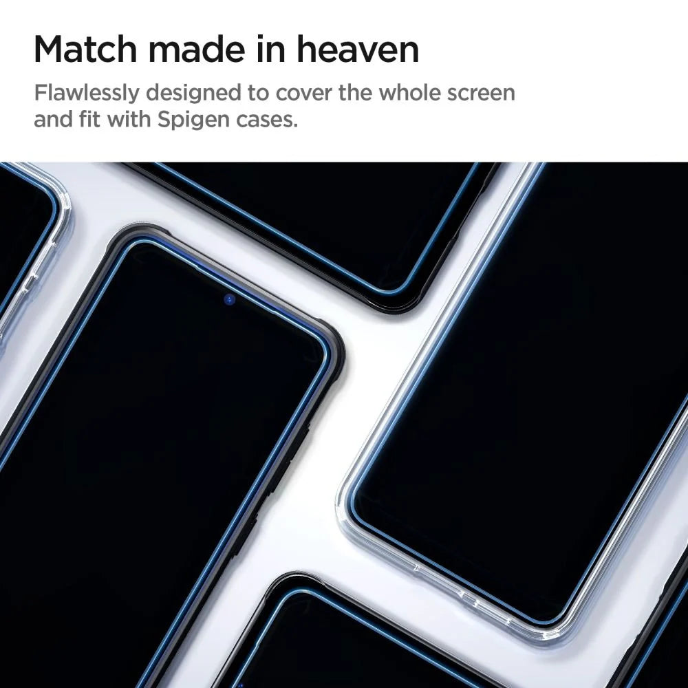 Vidro Temperado Spigen Samsung Galaxy S24 Glass.tR EZ Fit Clear (Pack-2)