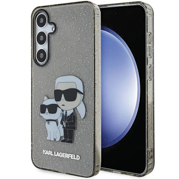 Hardcase Karl Lagerfeld Glitter Karl &amp; Choupette for Samsung Galaxy S24+
